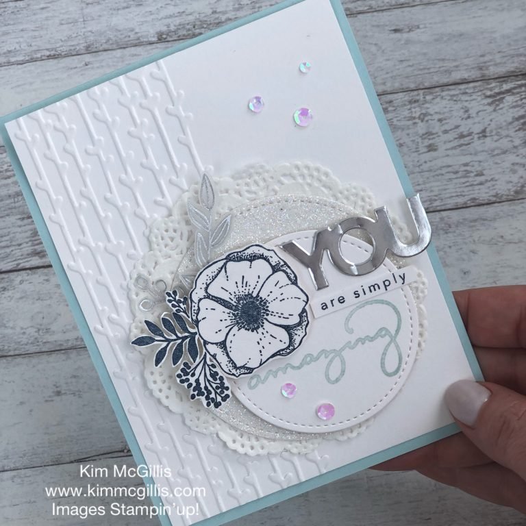 Monochromatic Amazing You Card