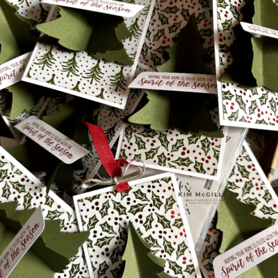 Stampin’up!’s Marriest Trees Extra Large Tags