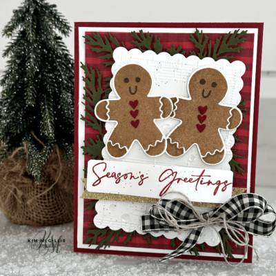 Sending Cheer Gingerbread Card