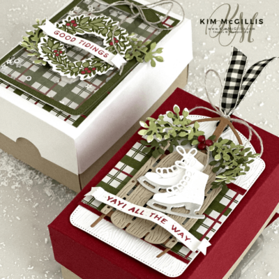 Christmas in July Day 3 Sophisticated Sled Treat Boxes