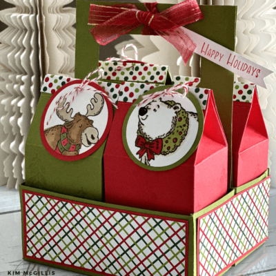 Stampin’ Up!’s Christmas Friends Milk Carton