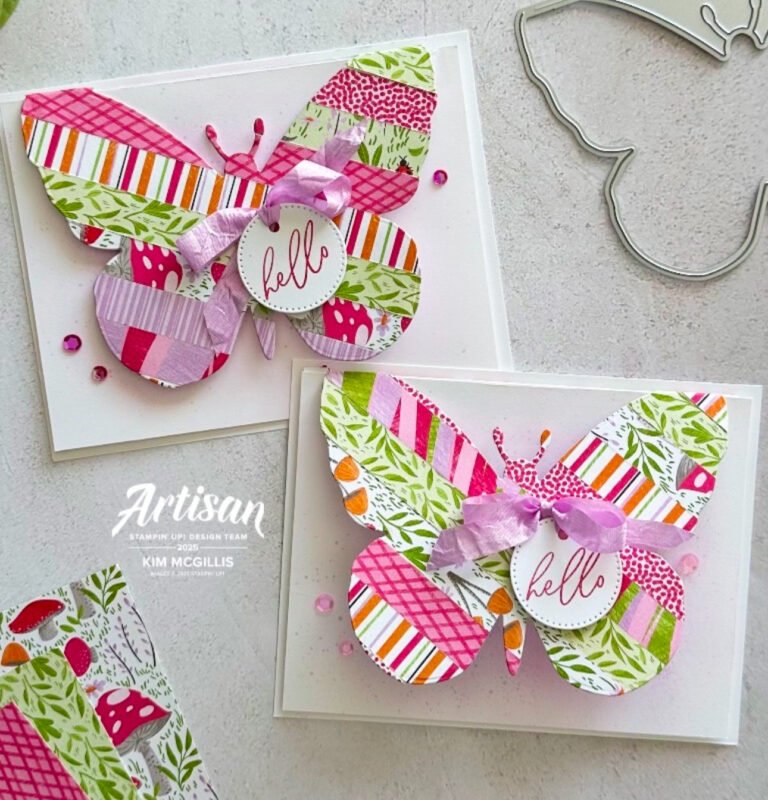 Using Leftover Designer Series Paper For Card Making