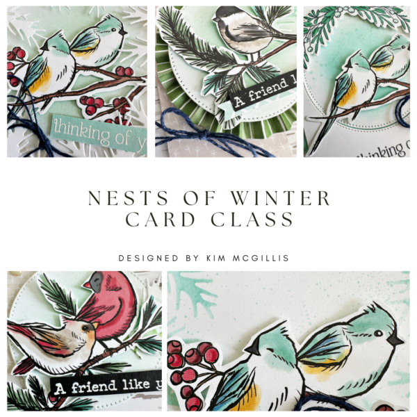 Nests Of Winter Card Class