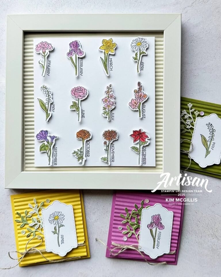 Stampin’ Up!’s Year Of Flowers Frame And More