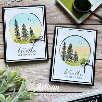 An Ombre Card Featuring the Scenic Adventure Bundle