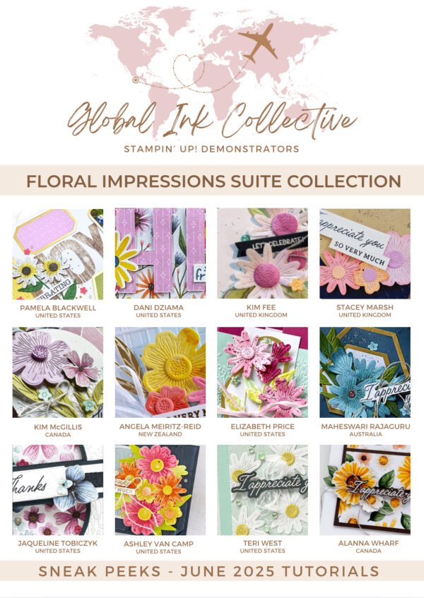 June 2025 Global Ink Collective Featuring Floral Impressions
