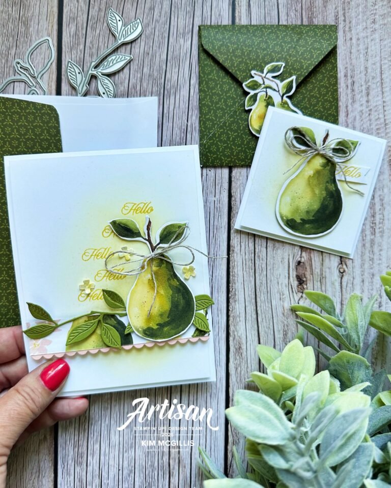 Stampin’ Up!’s Painterly Pears Card