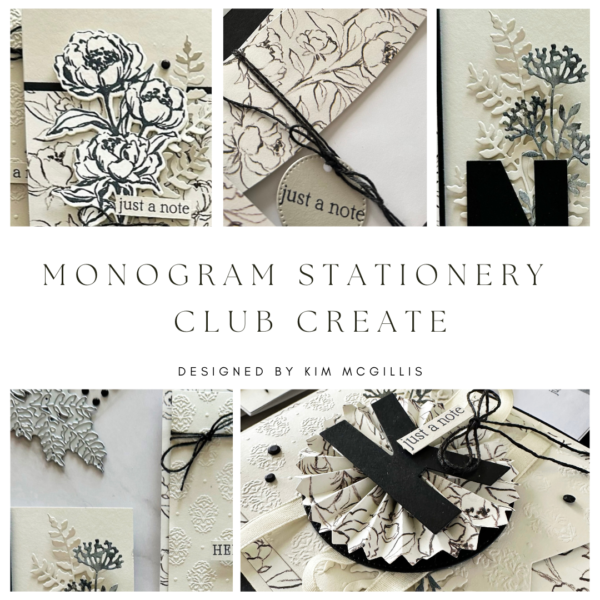 Monogram Stationery Club Create