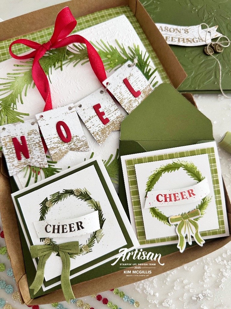 Stampin’ Up!’s Traditions Of Christmas Mini Wreath Card