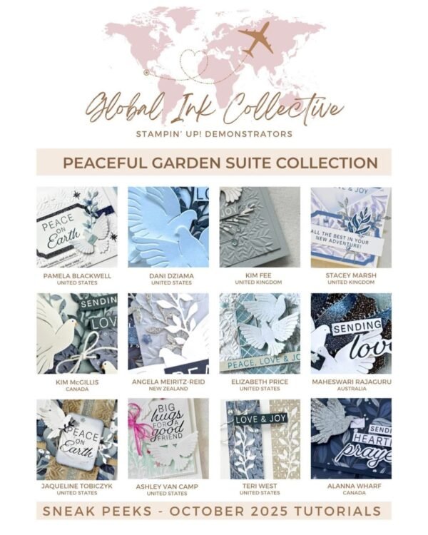 Peaceful Garden Global Ink Collective Tutorial