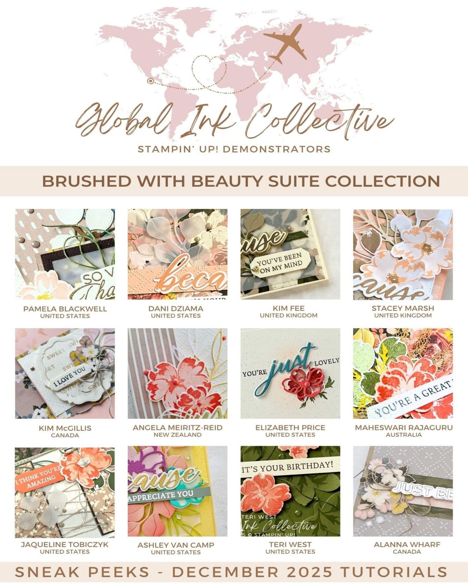 Brushed With Beauty, December 2025 Global Ink Collective Tutorial