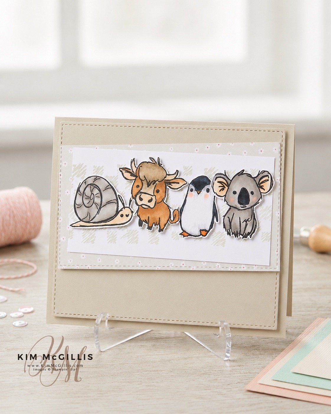 Stampin' Up!'s Product of the Month, Wild Bunch and More - Kim