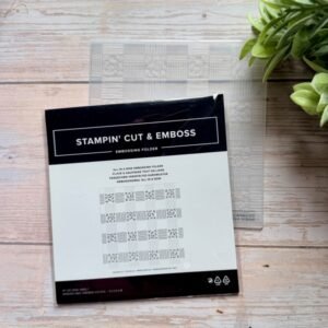 All In A Row Embossing Folder