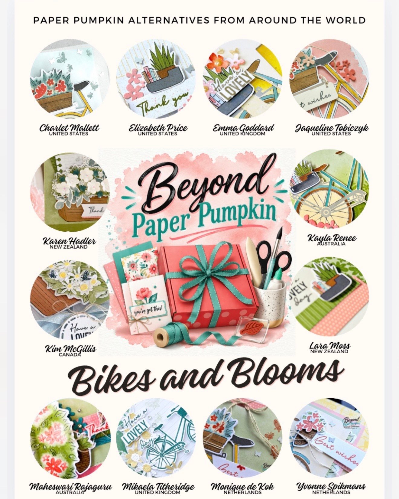 Bikes & Blooms Beyond Paper Pumpkin Tutorial