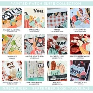 September Painted Patch Global Ink Collective Tutorial