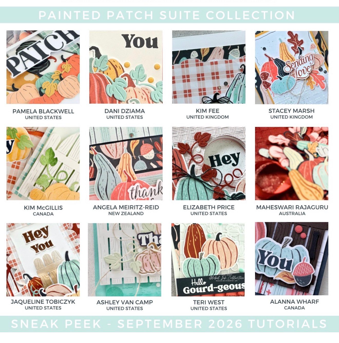 September Painted Patch Global Ink Collective Tutorial